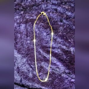 Elegant Italian 14k Gold Necklace #111